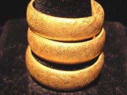 thumbring meteorite gold