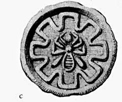 seal impresiion found in the House of Toles at lerna