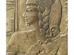 Egypt, Thebes, Luxor, Valley of the Kings, Close-Up of Relief in Corridor, Tomb of Seti I - 24x18in