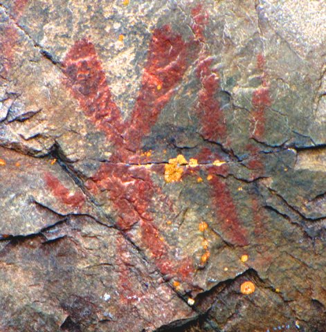 Nanabozho - pictograph Mazinaw Rock1
