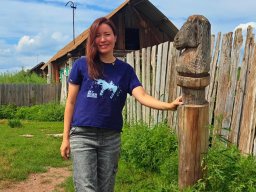 Алина Алтин с конската уба