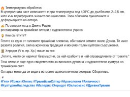 Хелис-Свещено Огнище-температурна обработка