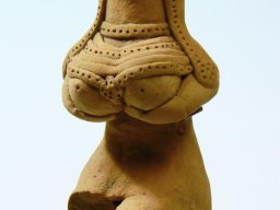 Mergarh Terracotta Female Figure Baluchistan, Mergarh, Indus Valley. Ca. 3000-2500 BC