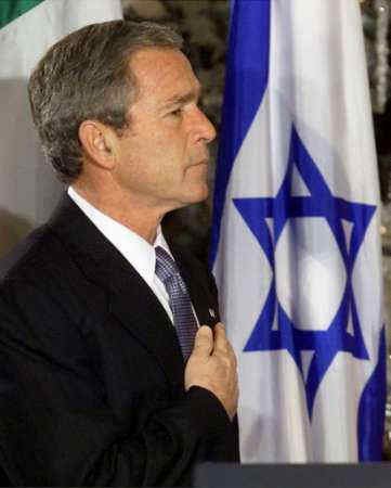 bush_israel_flag