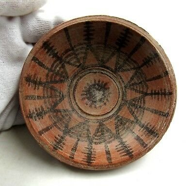 Authentic-Ancient-Indus-Valley-Terracotta-Bowl-W-Geometric