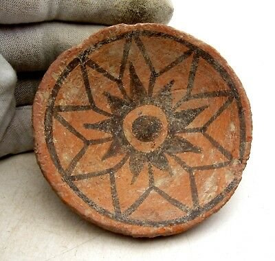 Indus-Valley-Terracotta-Bowl-W-Geometric-Motif